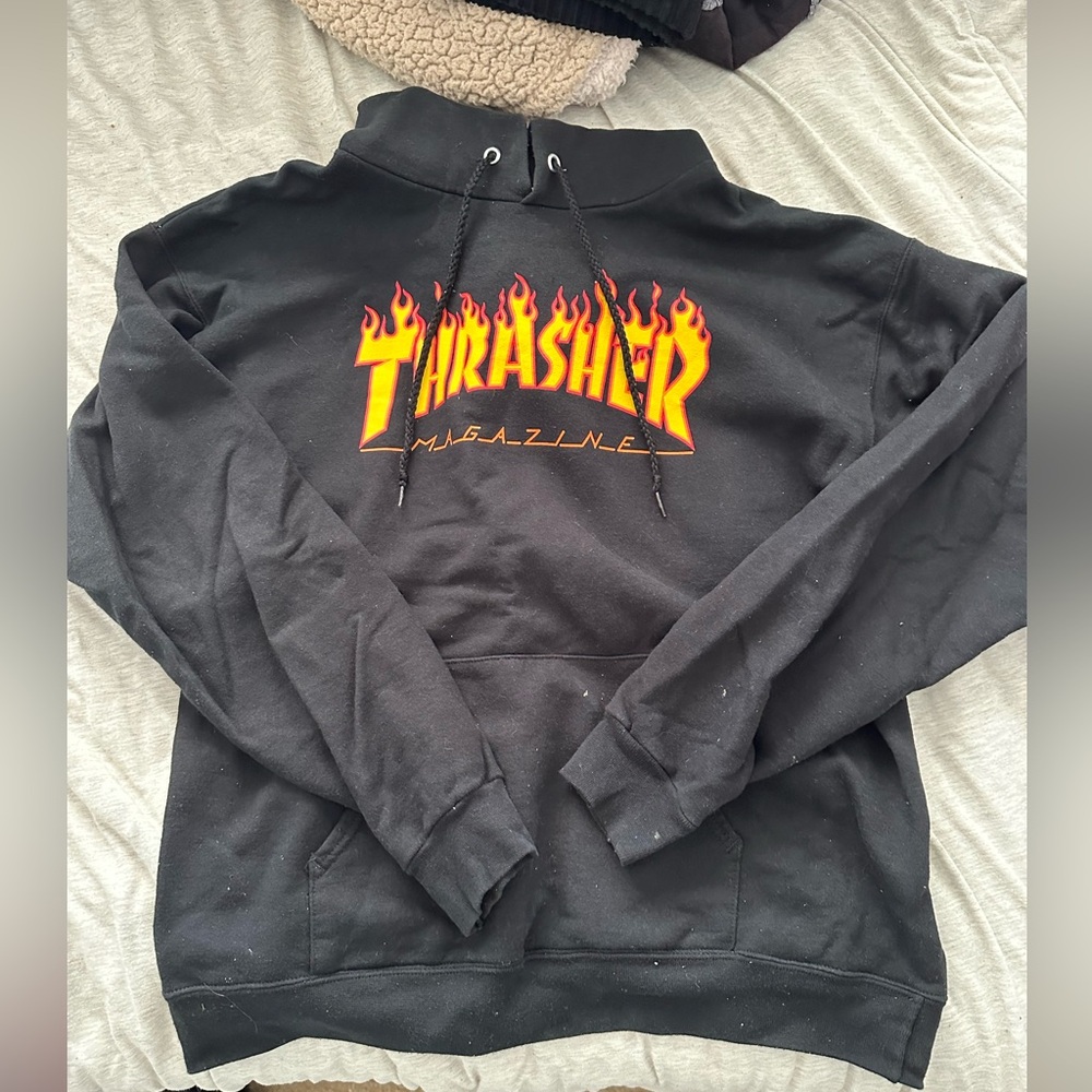 Thrasher graphic print sweatshirt. Size Medium